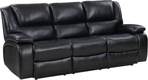 Reclining Sofa with Wall-Hugger Design & Padded Armrests