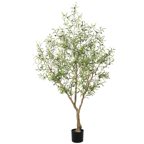 Artificial Olive Tree with Lifelike Fruits