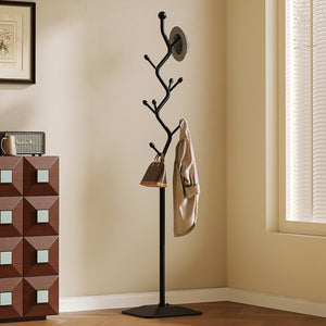 Metal Coat Rack with 8 Hooks – Tree Branch Design