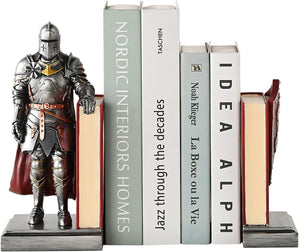 Medieval Armored Warrior Bookends