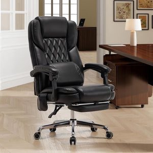 Heavy Duty 500LBS Massage Office Chair with Footrest