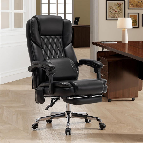 Heavy Duty 500LBS Massage Office Chair with Footrest