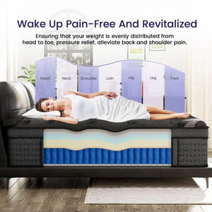 12-Inch Hybrid California King Mattress