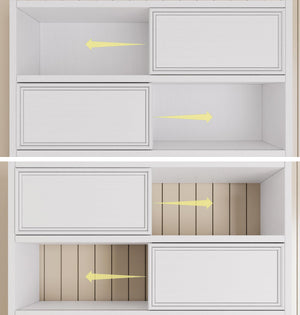71" Tall Kitchen Pantry Cabinet with Charging Station