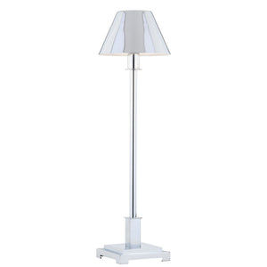 26" Modern LED Table Lamp with Metal Empire Shade