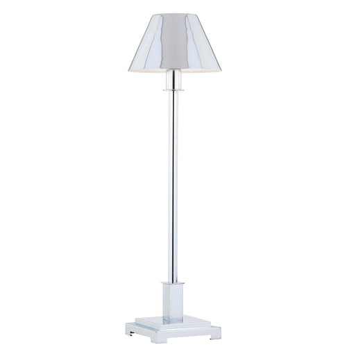 26" Modern LED Table Lamp with Metal Empire Shade