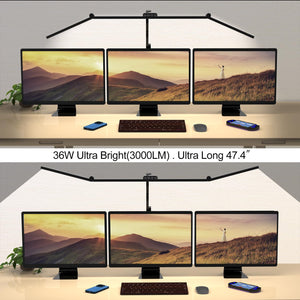 LED Desk Lamp with Clamp – 47-Inch Adjustable Architect Light