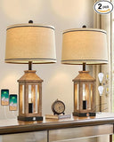 Dimmable Touch Table Lamp with USB Ports & Night Light