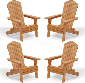 Folding Adirondack Chair – Solid Fir Wood, Outdoor