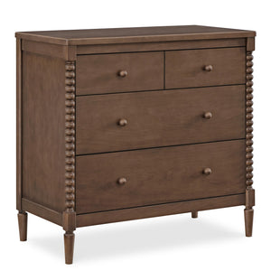 4-Drawer Dresser with Changing Top and Interlocking Drawers
