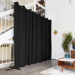 Blackout Room Divider Curtain – Floor to Ceiling, 9ft Tall x 14–18ft Wide