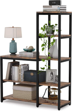 5-Tier L-Shaped Corner Bookshelf