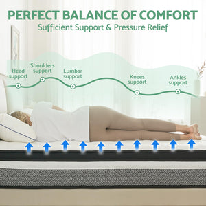 12-Inch Hybrid Queen Mattress