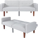Convertible Futon Sofa Bed with Split Back