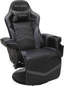 Gaming Recliner Chair with Footrest and Lumbar Support