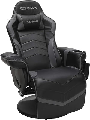 Gaming Recliner Chair with Footrest and Lumbar Support