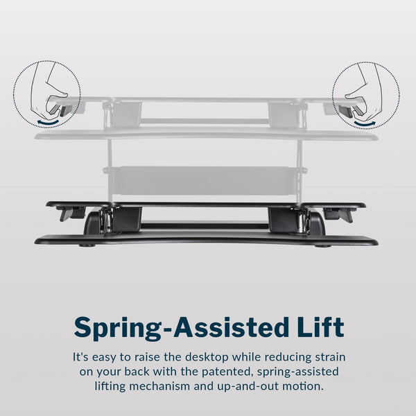 Adjustable Standing Desk Converter 36-Inch