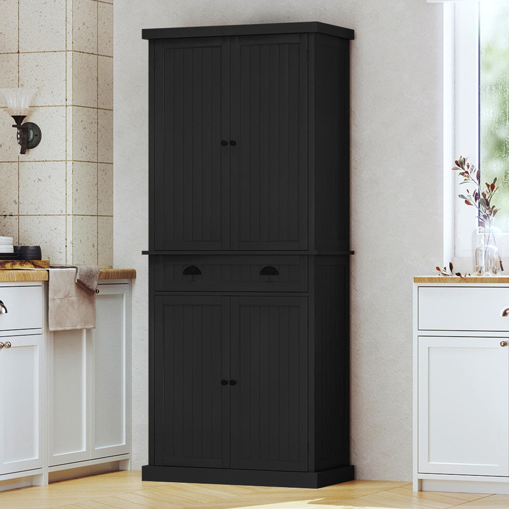 72" Tall Pantry Storage Cabinet with Drawer