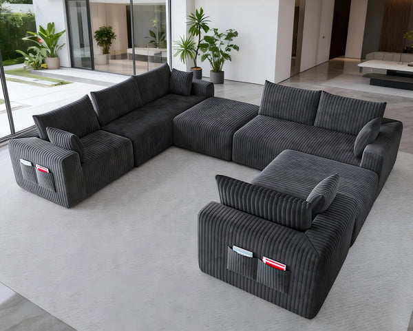 146" Modular Sectional Cloud Couch