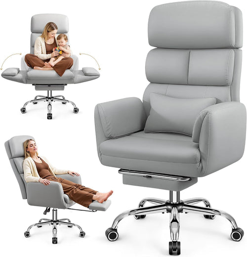 Big and Tall Ergonomic Reclining Office Chair 500LBS