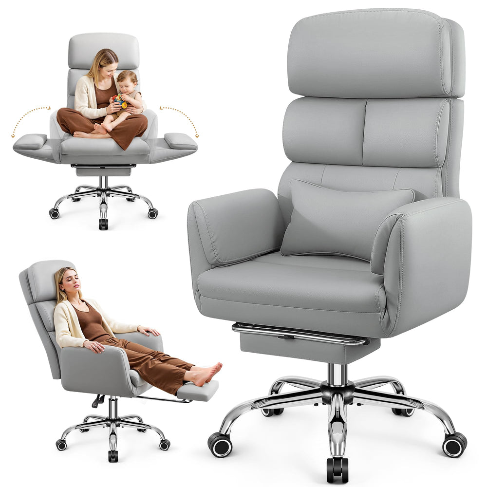 Big & Tall Ergonomic Reclining Office Chair – 500 lb Capacity