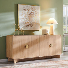 70" Buffet Cabinet with Storage & Adjustable Shelves