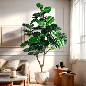 Artificial Fiddle Leaf Fig Tree with Pot