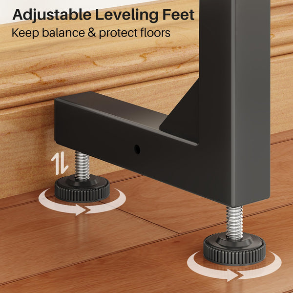 Extra Long Behind Couch Console Table with Power Outlets