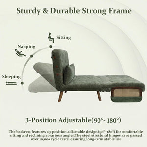 3-in-1 Convertible Sofa Bed Chair – Folding Couch for Small Spaces