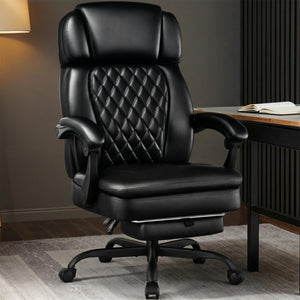 400lbs Big & Tall Executive Office Chair with Footrest