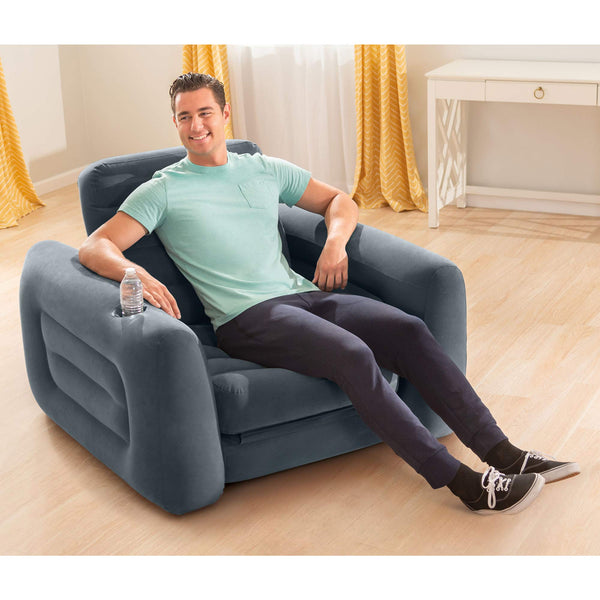 Inflatable Furniture Set – Pull-Out Sofa Bed & 2 Sleeper Chairs