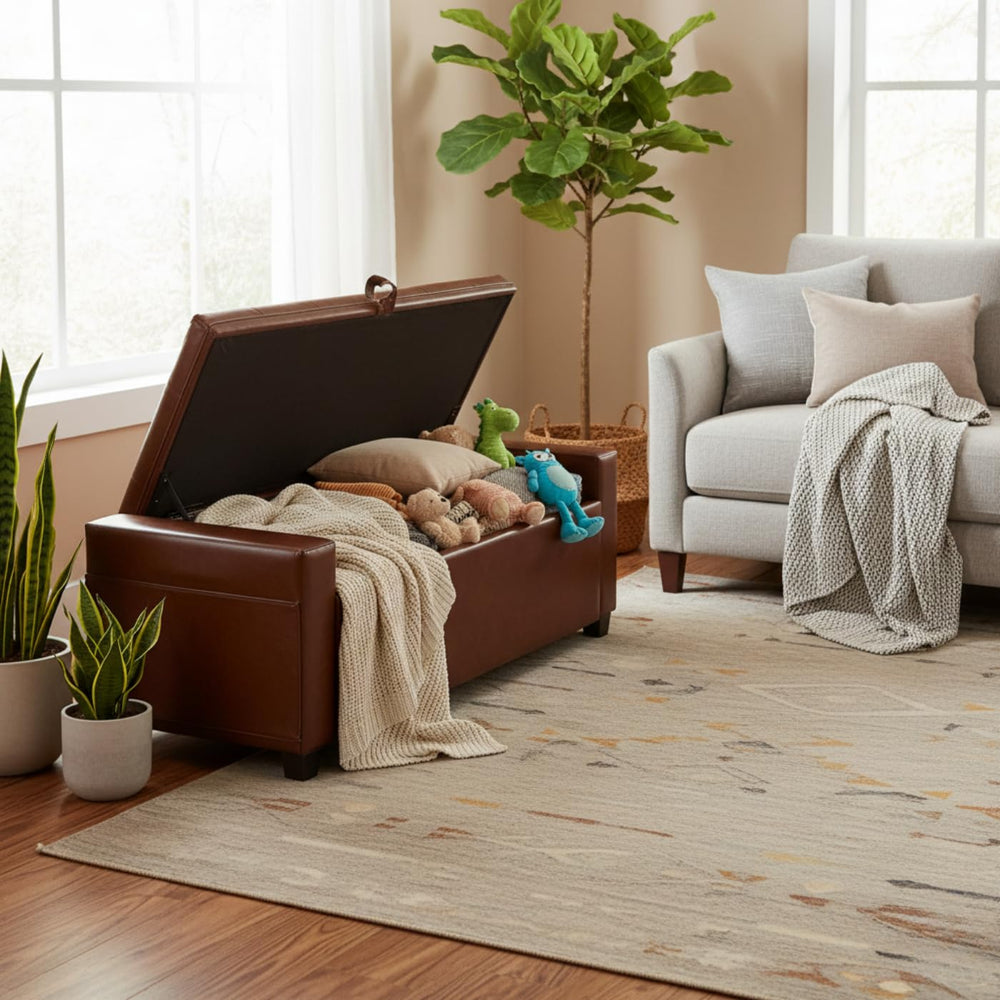 Storage Ottoman Bench with Lid