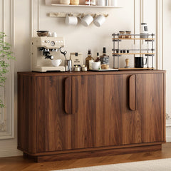 57-Inch Sideboard Buffet Cabinet with Adjustable Shelves