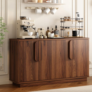 57-Inch Sideboard Buffet Cabinet with Adjustable Shelves
