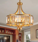 Crystal Chandelier – Modern Farmhouse Ceiling Light Fixture
