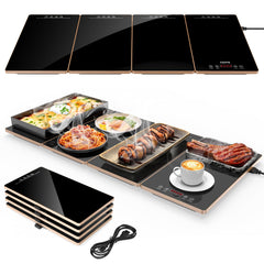 Electric Food Warming Tray with Timer & 10 Temperature Settings