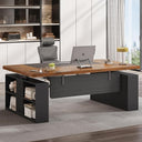 63" Electric Standing Desk with Storage & Power Outlets