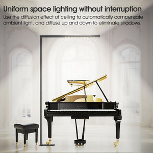 80W LED Floor Lamp Dimmable 8000LM Natural Daylight
