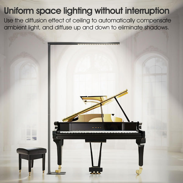 80W LED Floor Lamp Dimmable 8000LM Natural Daylight