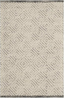 Hand-Woven Wool Area Rug 2' x 3' – Transitional Rectangular