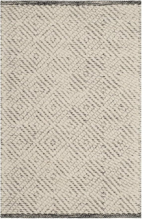 Hand-Woven Wool Area Rug 2' x 3' – Transitional Rectangular