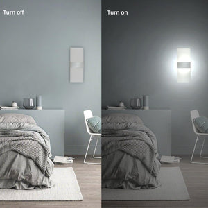 Modern LED Wall Sconce – Hardwired Up Down Light
