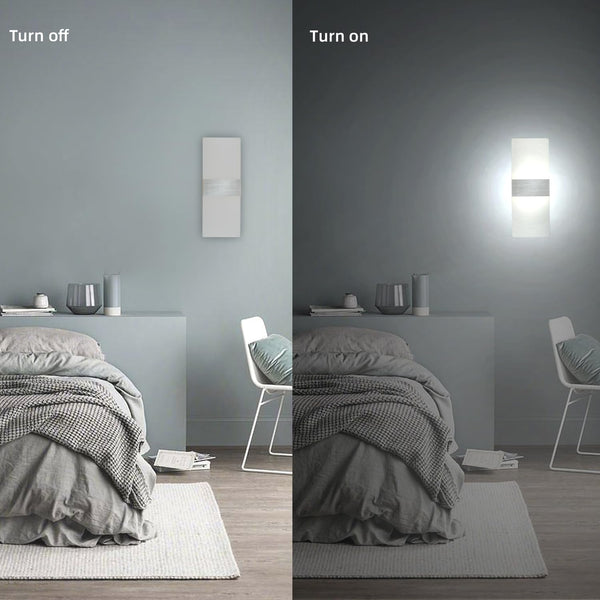 Modern LED Wall Sconce – Hardwired Up Down Light