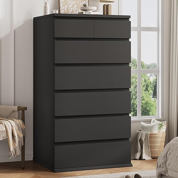 7-Drawer Dresser with Jewelry Storage