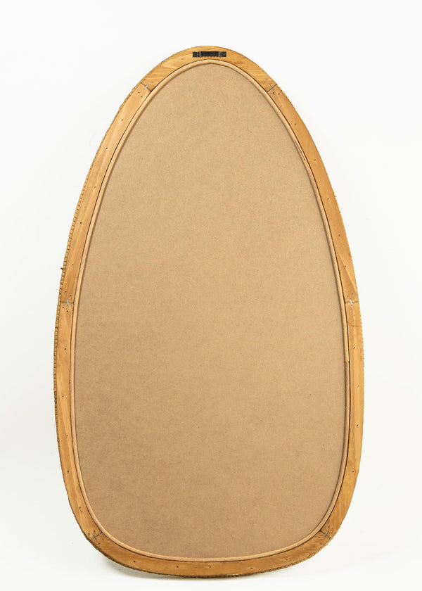Handmade Rattan Boho Wall Mirror 31.5" x 18"