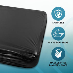 Waterproof Vinyl Fitted Massage Bed Sheet with Side Pocket