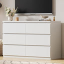 6-Drawer Wood Dresser with Deep Storage