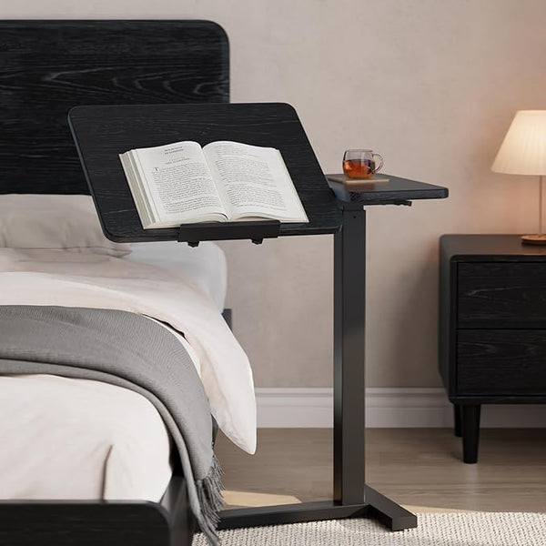 Adjustable Overbed Table with Wheels