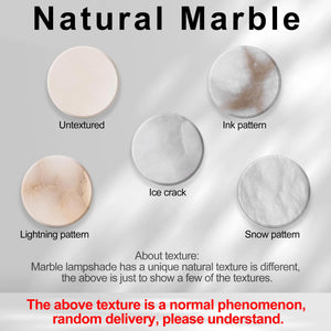 Marble Wall Sconce Dimmable Light Fixture
