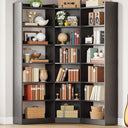 7-Tier Corner Bookshelf with Storage